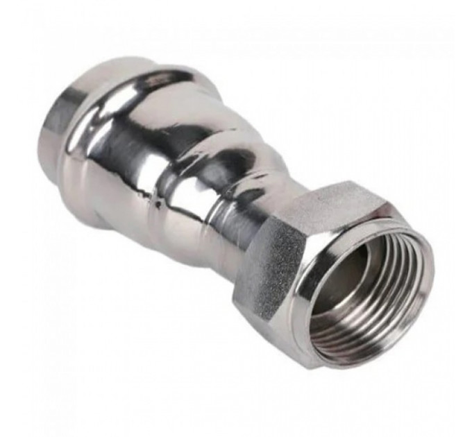 Муфта пресс 22х1/2" из нержавеющей стали с накидной гайкой В ZTI.508.002204 TIM