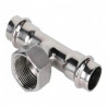 Тройник пресс 15х1/2"Вх15 из нержавеющей стали ZTI.532.150415 TIM