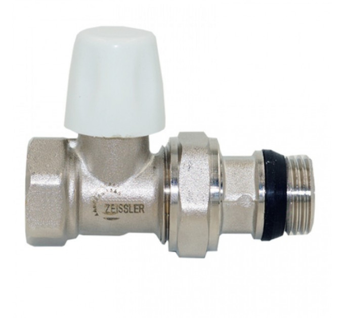 Кран радиаторный 1/2" нижний прямой New Zeissler Tim