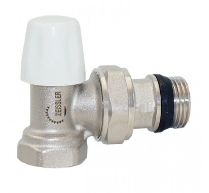 Кран радиаторный 3/4" нижний угловой New Zeissler Tim