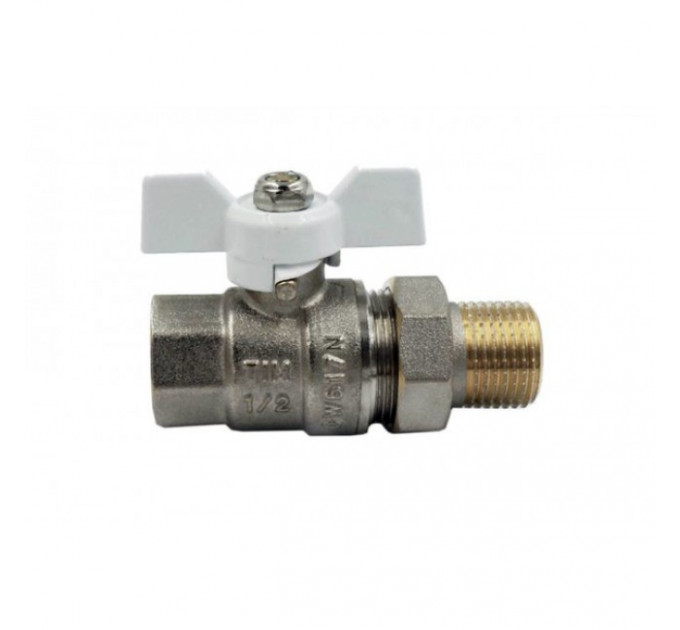 Кран шаровой с американкой 3/4" DE1232N Tim