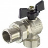 Кран шаровой с американкой 3/4" угловой внутренняя-наружная резьба DE1236X Tim