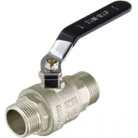 Кран шаровой 1/2" наружная-наружная резьба, ручка DE1203X Tim