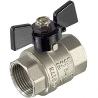 Кран шаровой 3/4" внутренняя-внутренняя резьба, бабочка DE1219X Tim