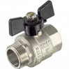 Кран шаровой 3/4" внутренняя-наружная резьба, бабочка DE1218X Tim