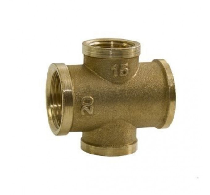 Крестовина 3/4" - 1/2" вввв TIM