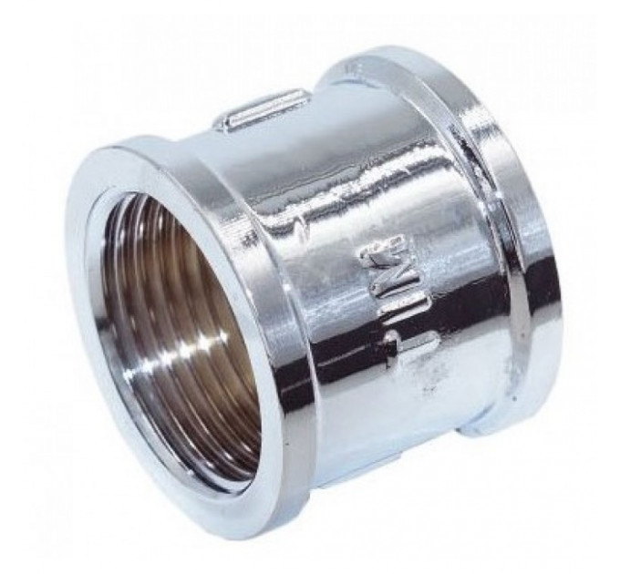Муфта 1/2" - 1/2" хром K-SF022 TIM