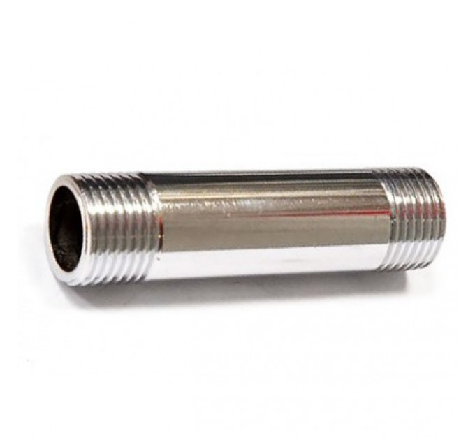 Ниппель 1/2" - 1/2" 60мм хром SM022-60 TIM