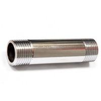 Ниппель 1/2" х 1/2" 100мм хром SM022-100 TIM