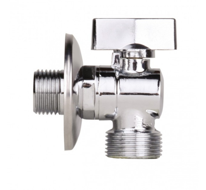 Кран угловой для подключения сантхехнтческих приборов 1/2" - 3/4", хром. BL5809 TIM