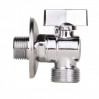 Кран угловой для подключения сантхехнтческих приборов 1/2" - 3/4", хром. BL5809 TIM