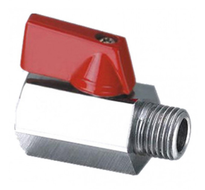 Кран шаровый мини 1/2" внутренняя-наружная резьба DE22MF/KR0152 TIM