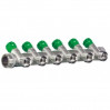 Коллектор вентильный 3/4" - 1/2" Н 5 выхода без евроконуса MR135N-3/4-5 TIM