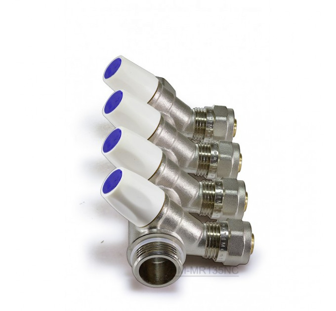 Коллектор вентильный 3/4"-16 4 выхода MR135N-3/4-C-4 TIM