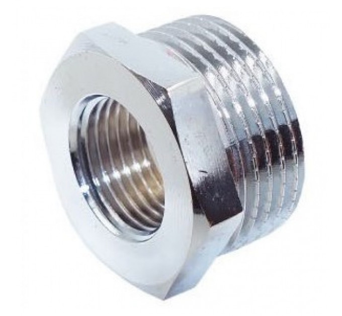 Футорка 3/4" - 1/2" хром K-BX032 TIM
