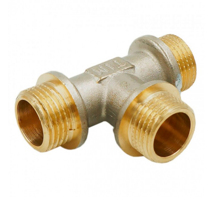 Тройник 3/4" ннн никель TM333N TIM