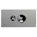 596323 Панель смыва Visign for Style 10 пластик/хром Viega
