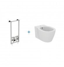 Промо-набор 2 в 1 Ideal Standard Рама для монтажа ProSys R016267 + Подвесное биде CONNECT E772201