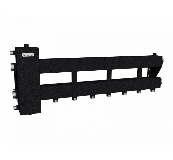 Балансировочный коллектор BM-150-4D (до 150 кВт, подкл. котла G 1½″, 3 контура G 1″ + боковой контур G 1½″)