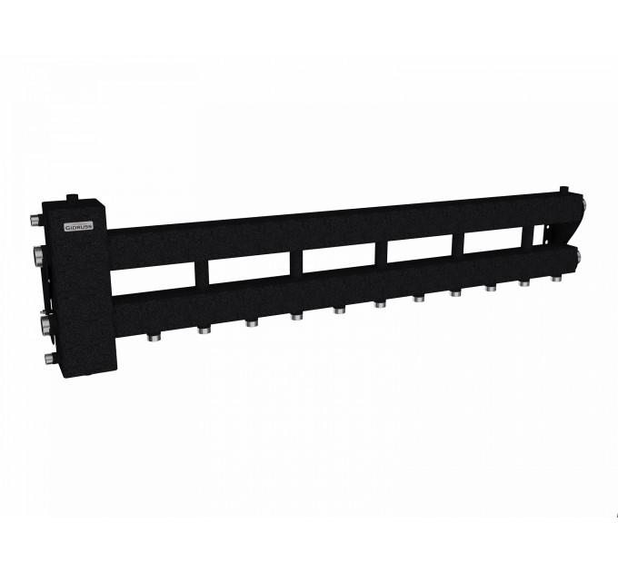 Балансировочный коллектор BM-150-6D (до 150 кВт, подкл. котла G 1½″, 5 контуров G 1″ + 1 боковой контур G 1½″)