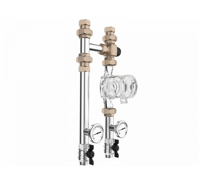 Насосная группа NGSS-25CTS (смеситель Esbe VTA372 KVs 3.4, 20-55°С, нерж., 1″, 125 мм)