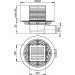 APV103 Сливной трап 105 × 105/50