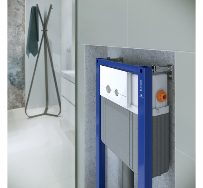Инсталляция Cersanit AQUA 40, quick fix, металлический каркас для унитаза с бачком,универсальная