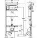 Viega Prevista 792824 Инсталляционный сет с кнопкой Life 5 хром