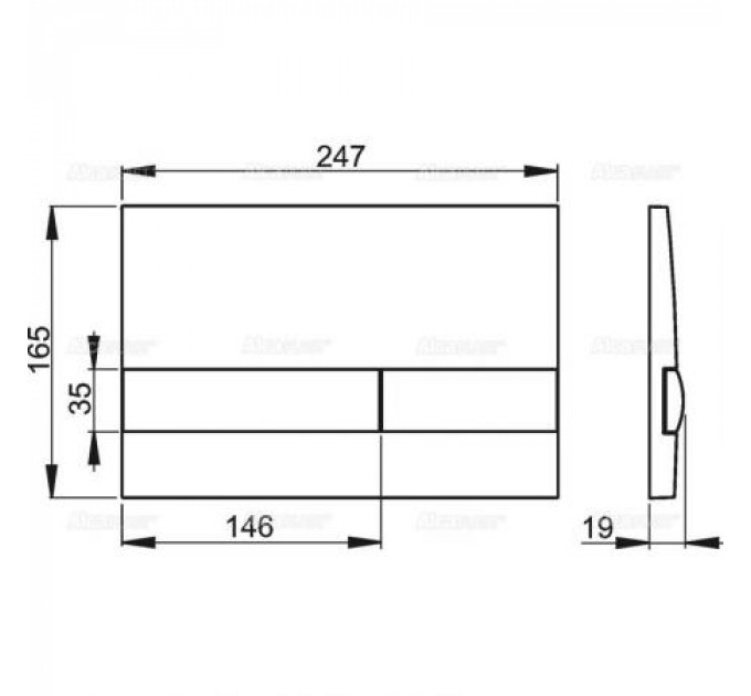 M1738 Кнопка управления (черная)