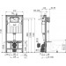 Комплект инсталляция Alcaplast 3v1 с хром кнопкой (SET 3v1 AM101/1120 RU+M371-0001)