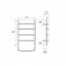 Полотенцесушитель водяной Point PN04156 П4 500x600, хром