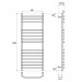 Полотенцесушитель водяной Point PN05150S П15 500x1000, хром