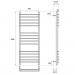 Полотенцесушитель водяной Point PN90150S П15 500x1000, хром