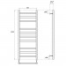 Полотенцесушитель водяной Point PN83150 П10 500x1000, хром