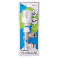 Комплект терморегулирующий угловой 3в1 MVI 1/2" TR.621.04