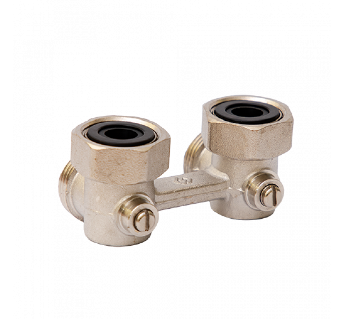 Узел нижнего подключения угловой с шаровым затвором MVI 3/4" x 3/4" TR.425.0505