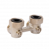 Узел нижнего подключения угловой с шаровым затвором MVI 3/4" x 3/4" TR.425.0505