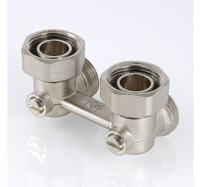 Узел угловой для нижнего подключения Valtec 3/4" х 3/4"ЕК VT.345.NA.05
