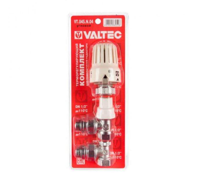 Комплект терморегулирующего оборудования угловой Valtec 1/2" VT.045.N.04