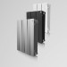 Royal Thermo PianoForte 500 x12 Silver Satin