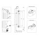 Стальной трубчатый радиатор RIFAR TUBOG TUB 3037 D3 26 секций