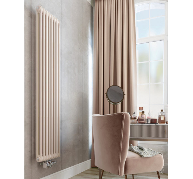 Стальной трубчатый радиатор RIFAR TUBOG TUB 3180 - 10 секций DV1 (Айвори)