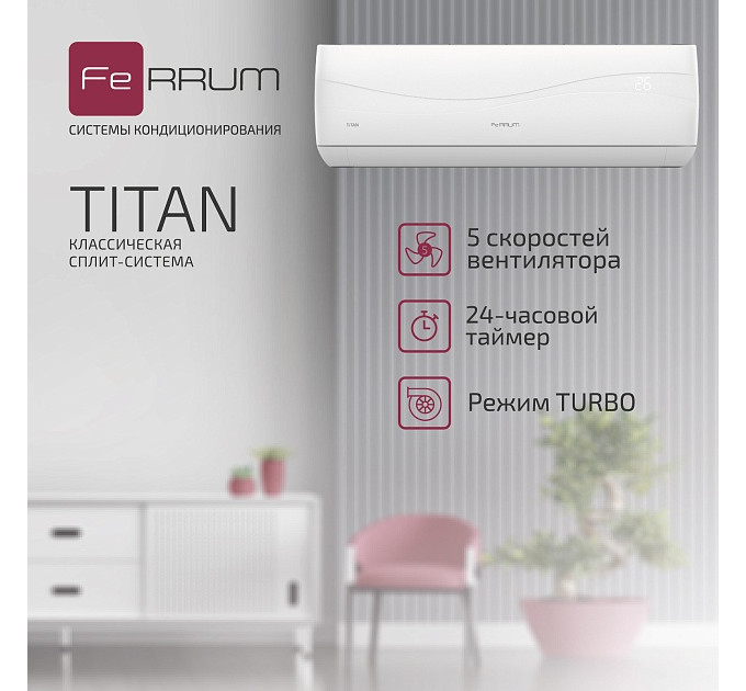 Сплит-система FeRRUM Titan (on/off) FIS18VR1 / FOS18VR1