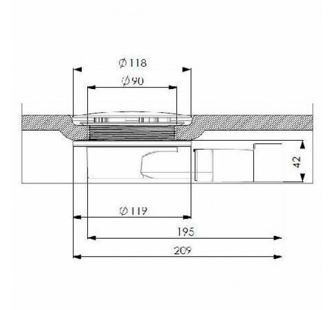 Канализационный насос SFA Sanidouche Flat