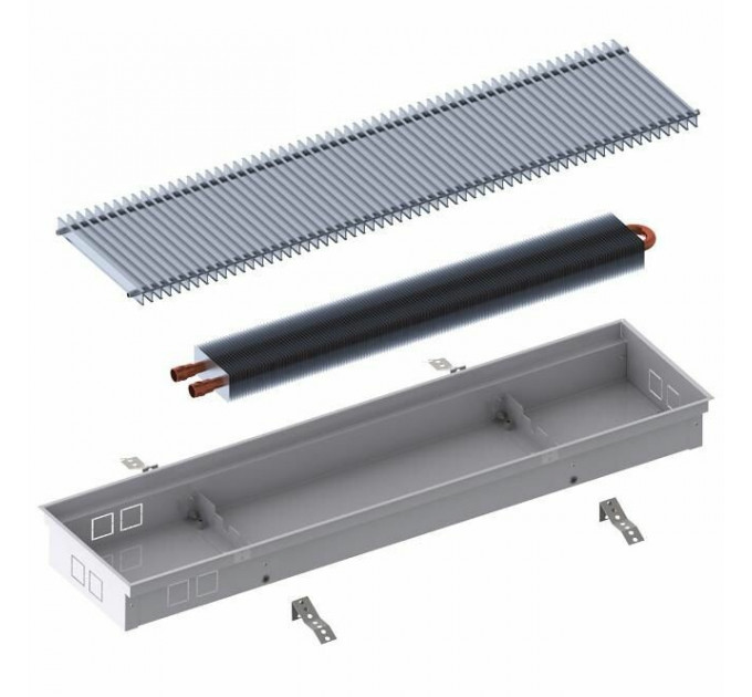 Внутрипольный конвектор iTermic с естественной конвекцией ITTZ.075.250.4000