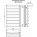 Классик с полкой П8 500х800 Полотенцесушитель TERMINUS