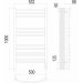 Классик П12 500х1000 электро (sensor quick touch)  Полотенцесушитель TERMINUS