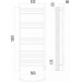 Классик П15 500х1300 электро (sensor quick touch)  Полотенцесушитель TERMINUS