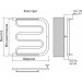 Фокстрот AISI 32х2 500х400 Полотенцесушитель  TERMINUS