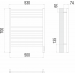 Ватикан П9 500х700 электро (sensor quick touch) Полотенцесушитель TERMINUS)